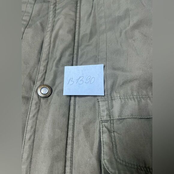 London Fog Vintage Flyer's Cold Weather Jacket - Olive Size L Lined - Picture 15 of 15